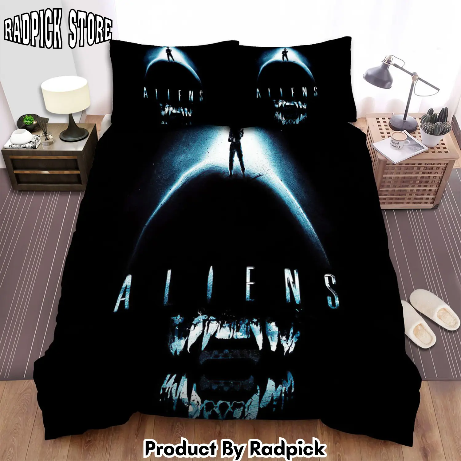 Radpick alien movie art 1 duvet cover bedroom sets comfortable bedding sets rp3278831